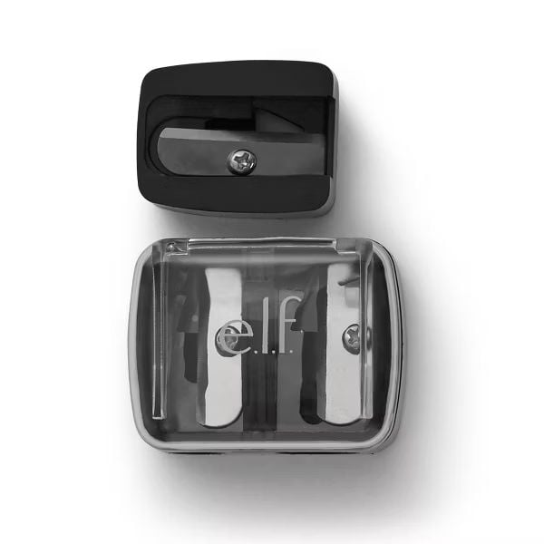 e.l.f. Dual-Pencil Sharpener: Stainless Steel, Paraben-Free, Phthalate-Free, Vegan