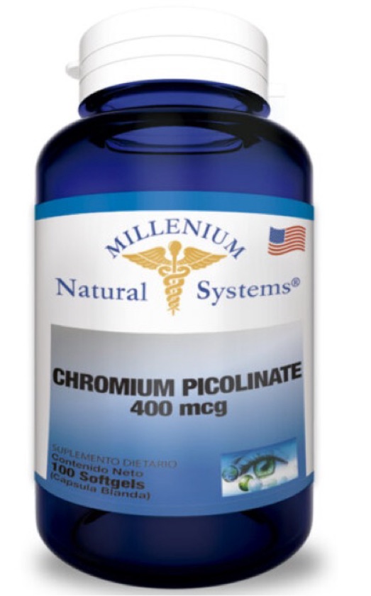 CHROMIUM PICOLINATE 400mcg 100CA