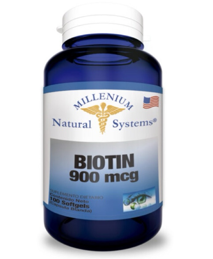 BIOTIN 900 mcg 100CAP
