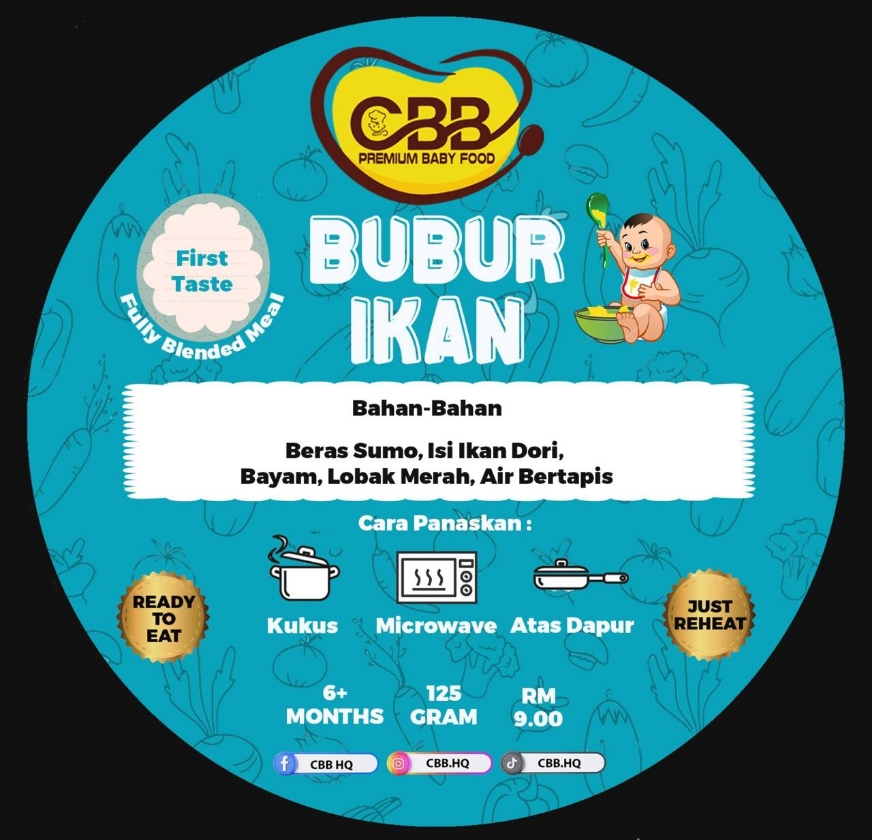 (6m+) Frozen —Bubur Ikan