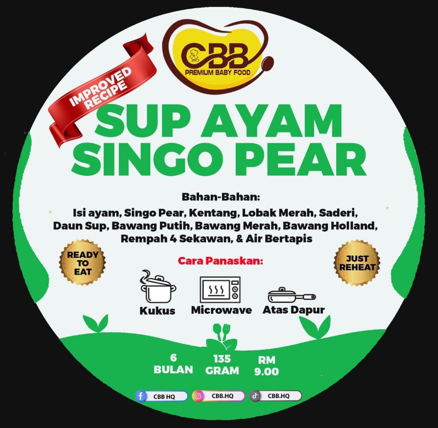 (6m+) Frozen —Sup Ayam Singo Pear