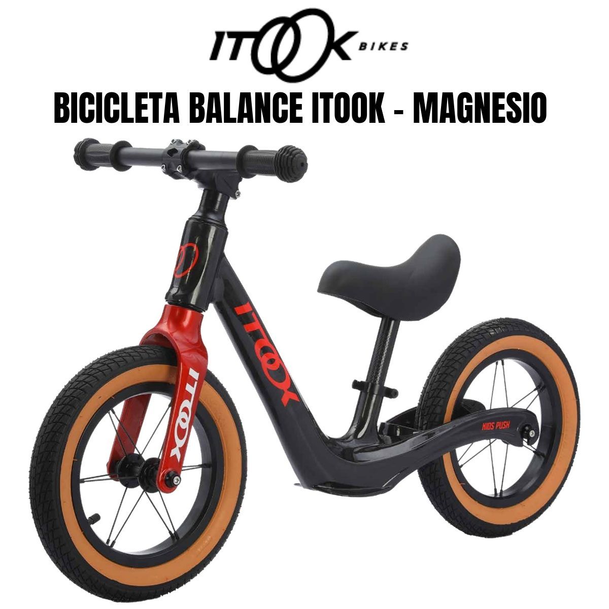 Bicicleta de Balance Itook 12" - Magnesio