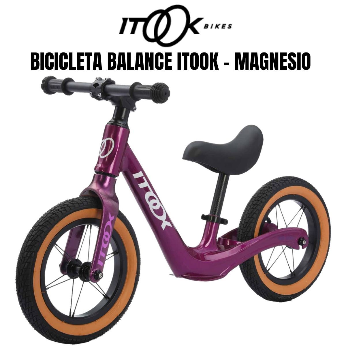 Bicicleta de Balance Itook 12" - Magnesio