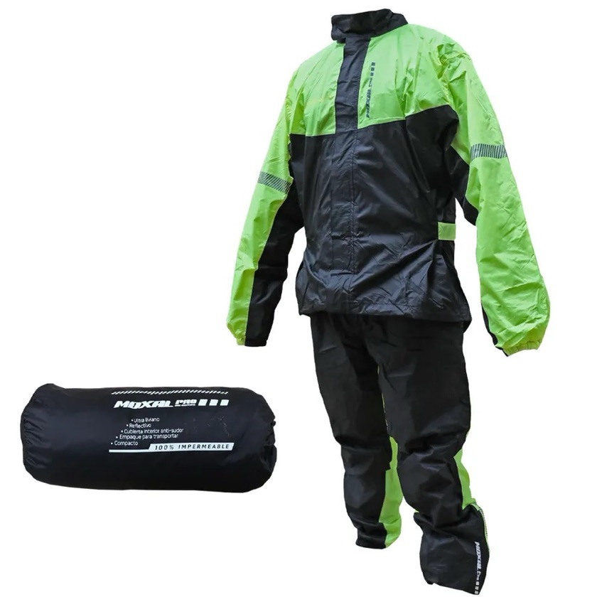 IMPERMEABLE "M" (5PZA) NEG/CAMUFLAJE MOXAL