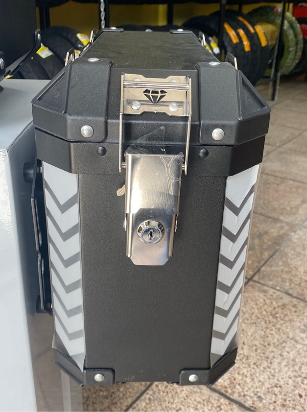 Maletas aluminio laterales 32 litros neg par RUBER
