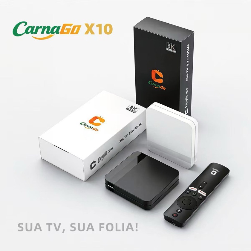 UniTV CarnaGo X10 8K Full HD +600 canais Liberados filmes e series Vitalício (sem mensalidade)
