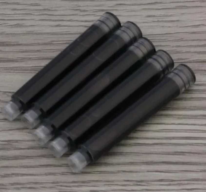 5 Cartuchos Tinta Azul o Negro 3.4.mm