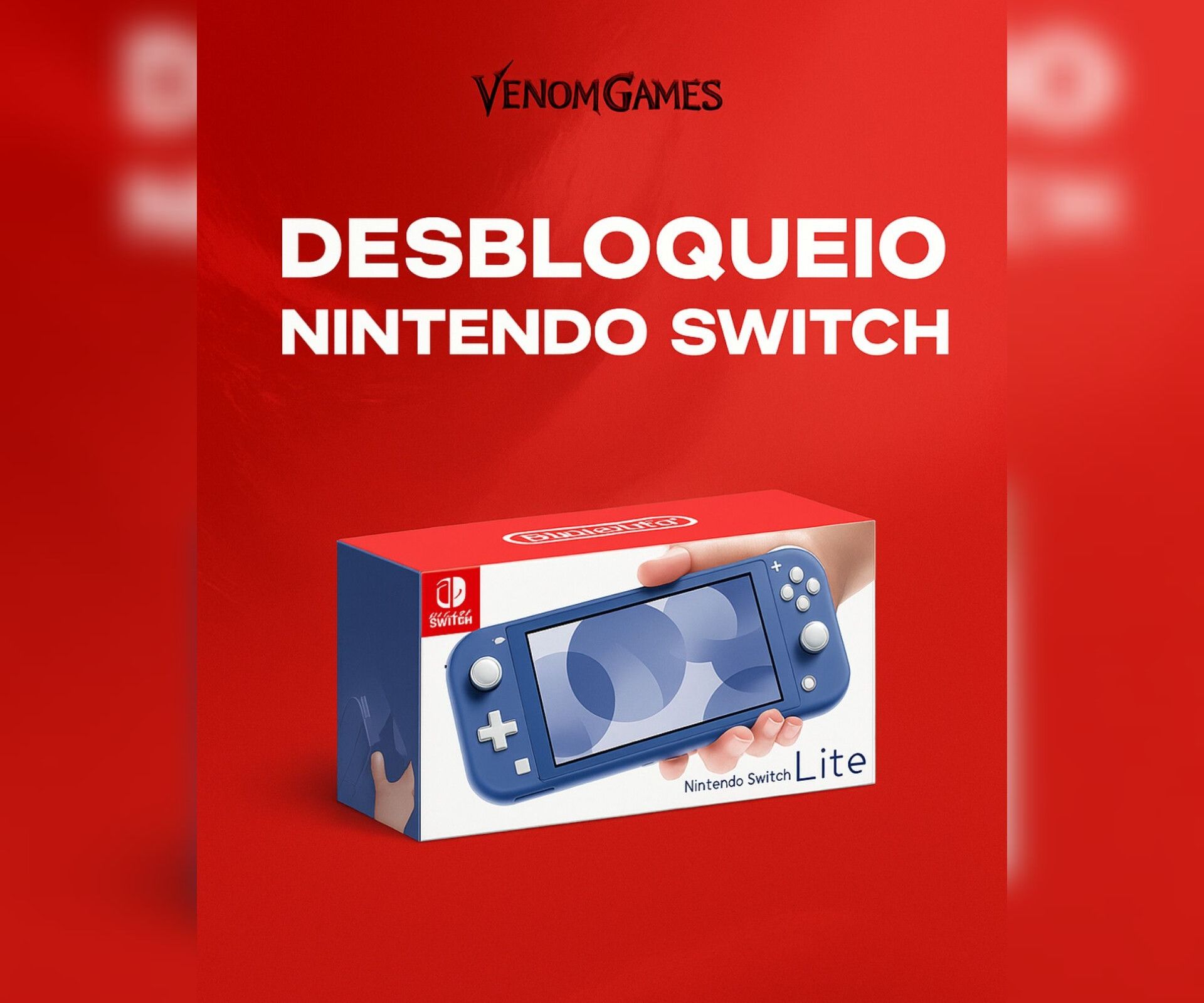 Desbloqueio Nintendo Switch Lite