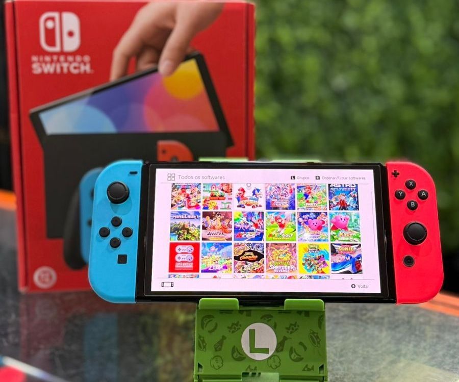 Nintendo switch Oled 512 Gb Novo destravado