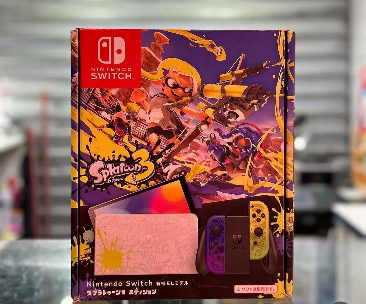 Nintendo switch Oled edição splatoon 256 Gb novo destravado