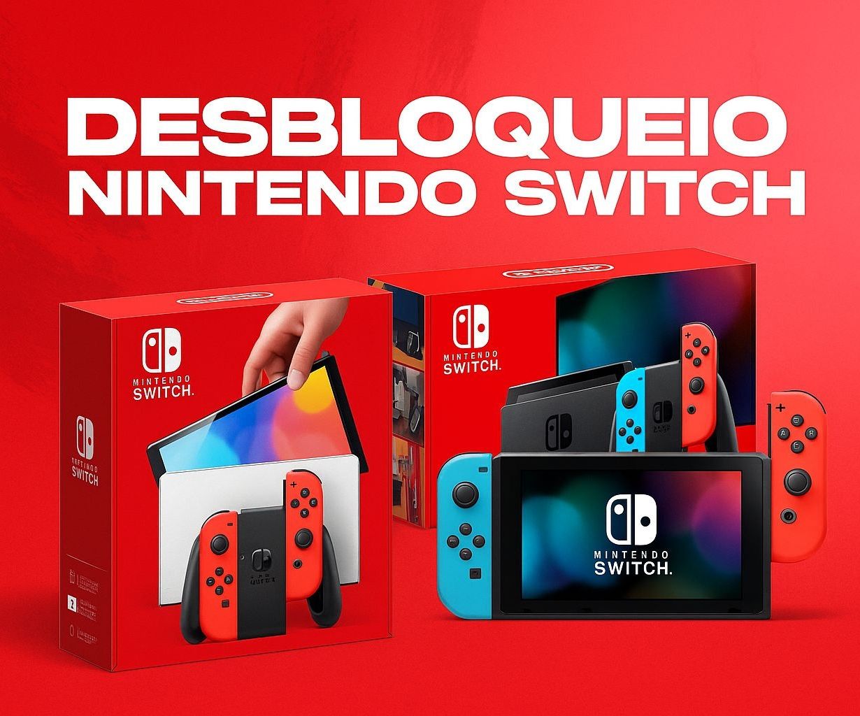 Desbloqueio Nintendo Switch V2