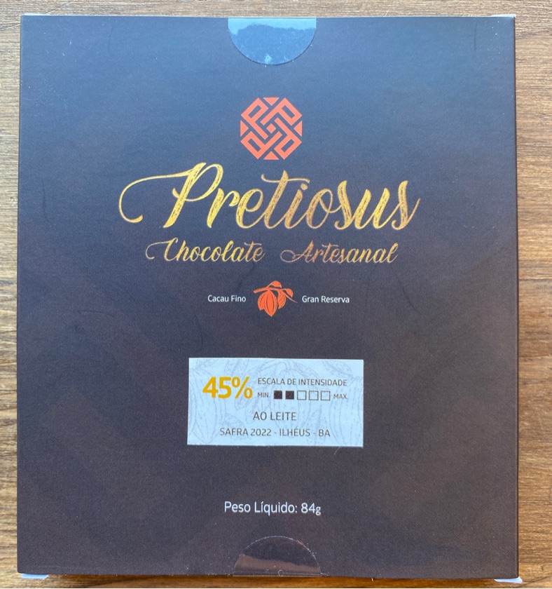 Chocolate Artesanal 45% ao leite - tablete 50g