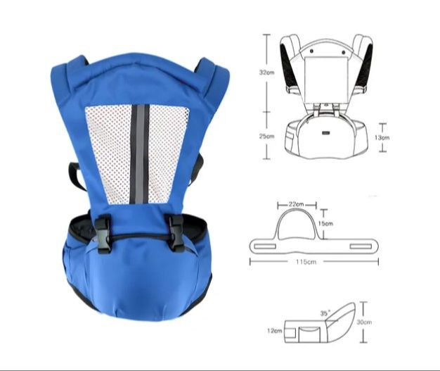 Canguro para bebe cargador porta bebe ajustable ergonómico FK23B-09