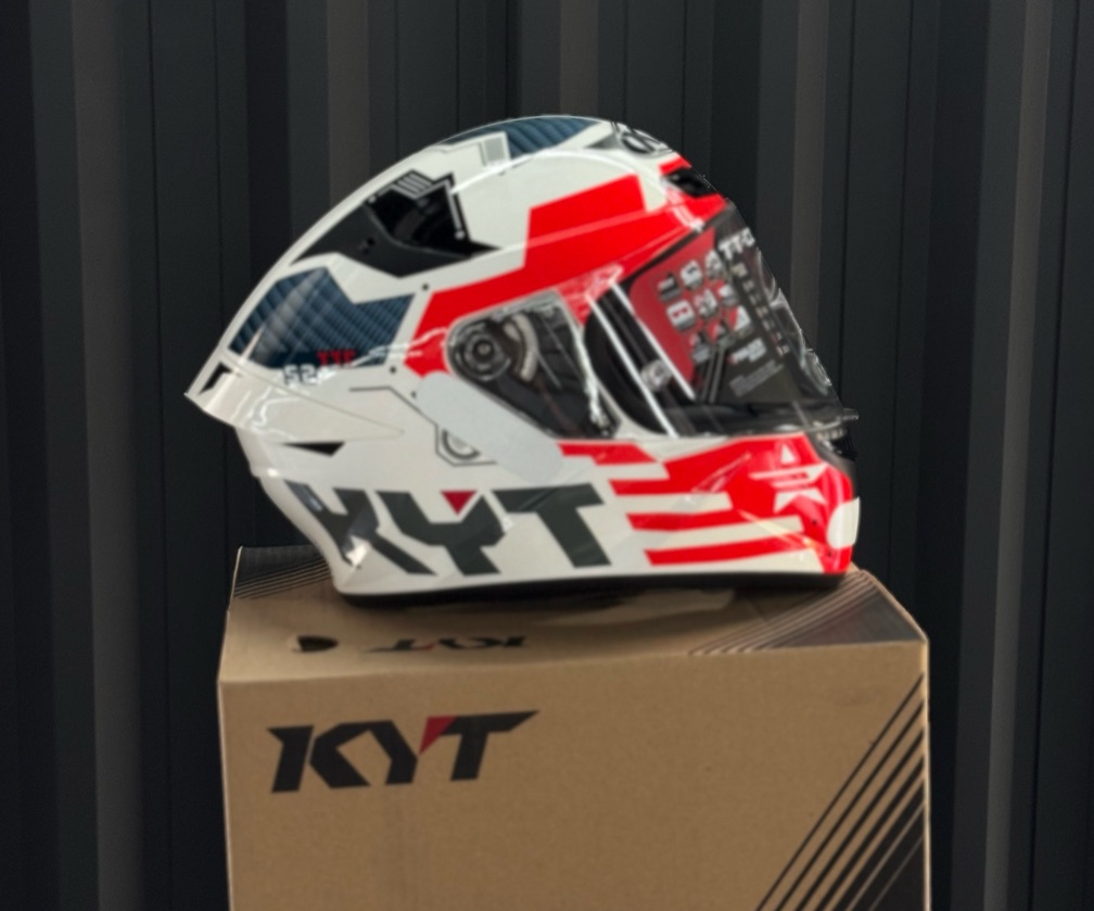 CAPACETE KYT TT-COURSE FUSELAGE RED