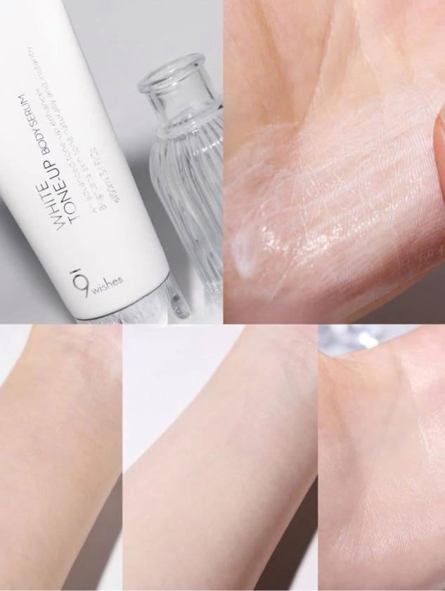 9whishes white tone up body serum 150ml
