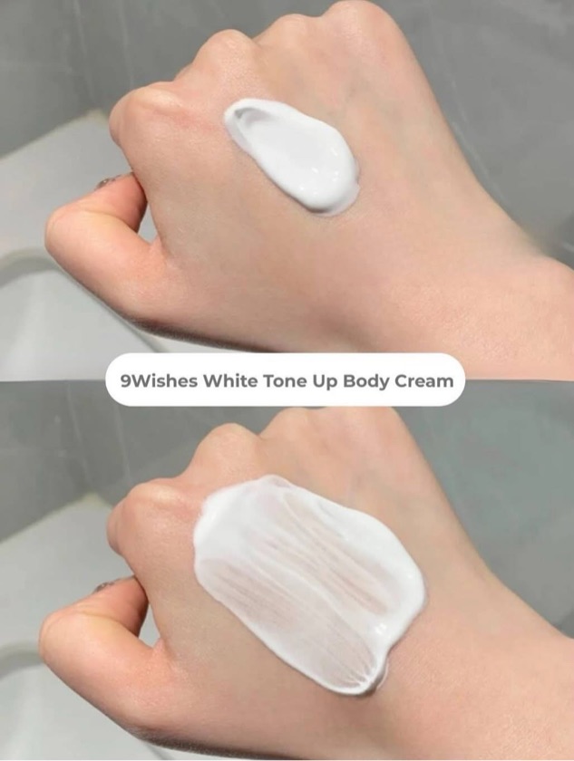 9whishes white tone up body serum 150ml