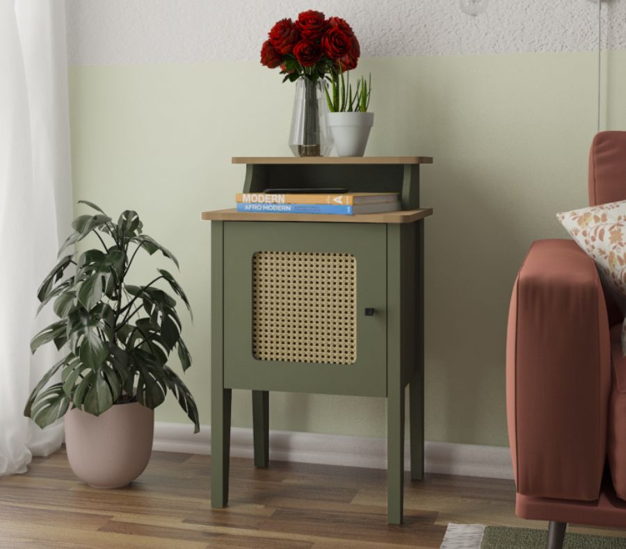Mesa de Apoio com Porta Reversível Charlotte
