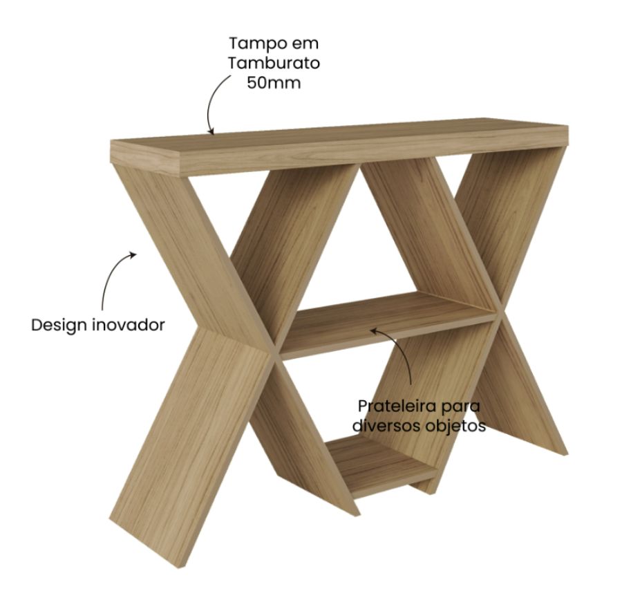 Aparador com Estrutura Angular Estrela