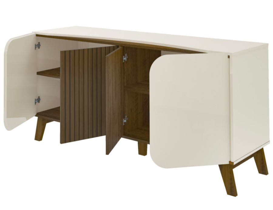 Buffet com Detalhes Curvos Elegance