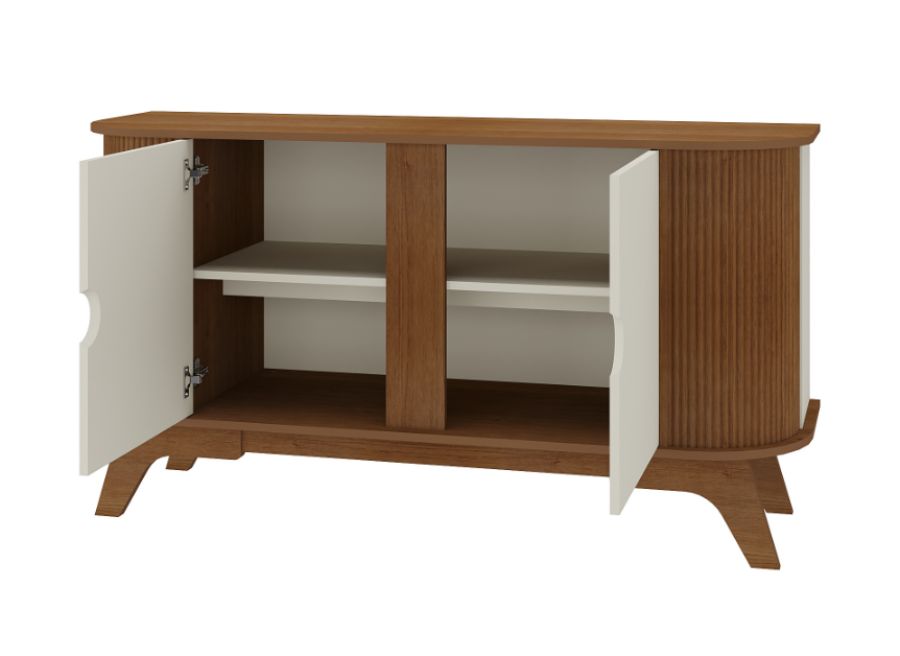 Buffet com Detalhe Ripado Arredondado Vivaldi
