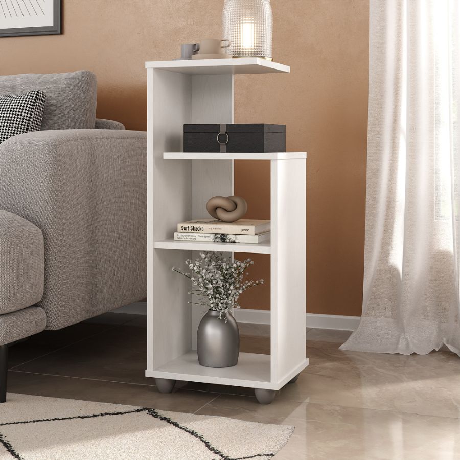 Mesa de Apoio com Prateleiras Bis