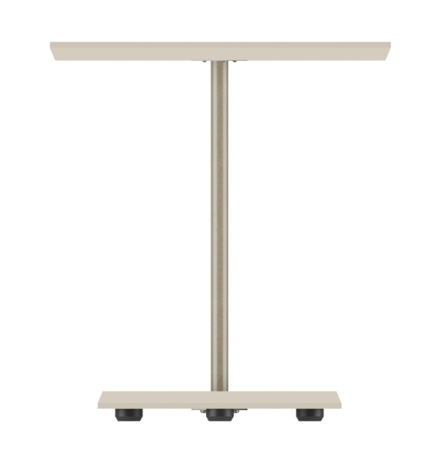 Mesa de Apoio Bel com Pé de Metal Dourado