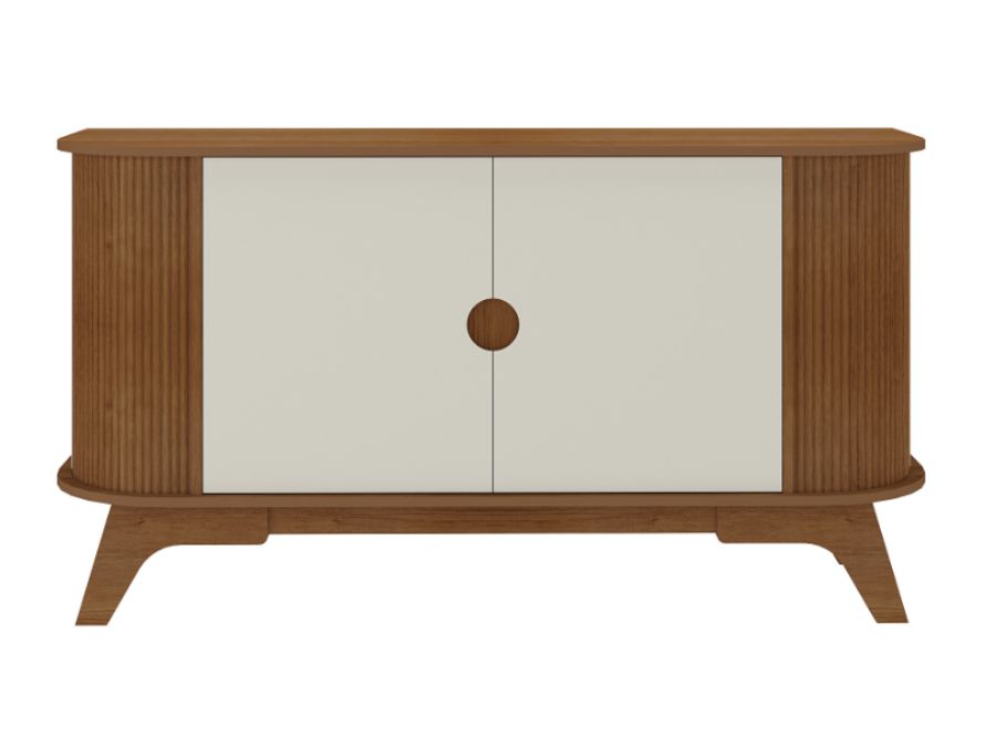 Buffet com Detalhe Ripado Arredondado Vivaldi