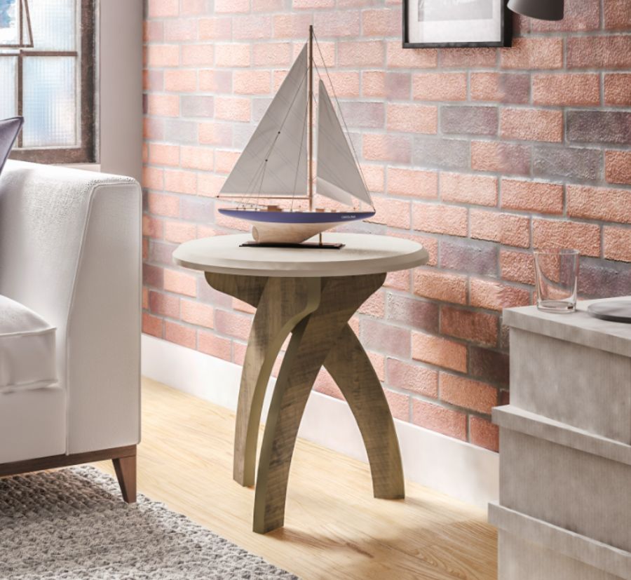 Mesa de Apoio com Detalhes Curvos Jade