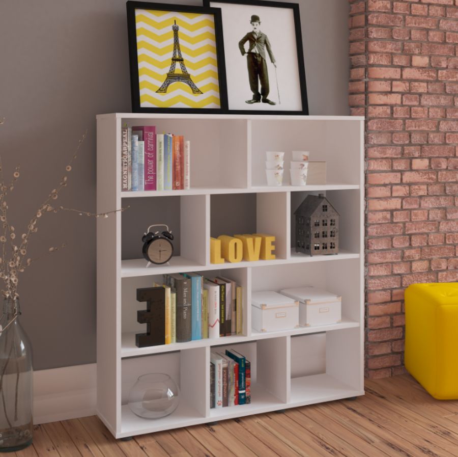 Estante com 10 Nichos Book