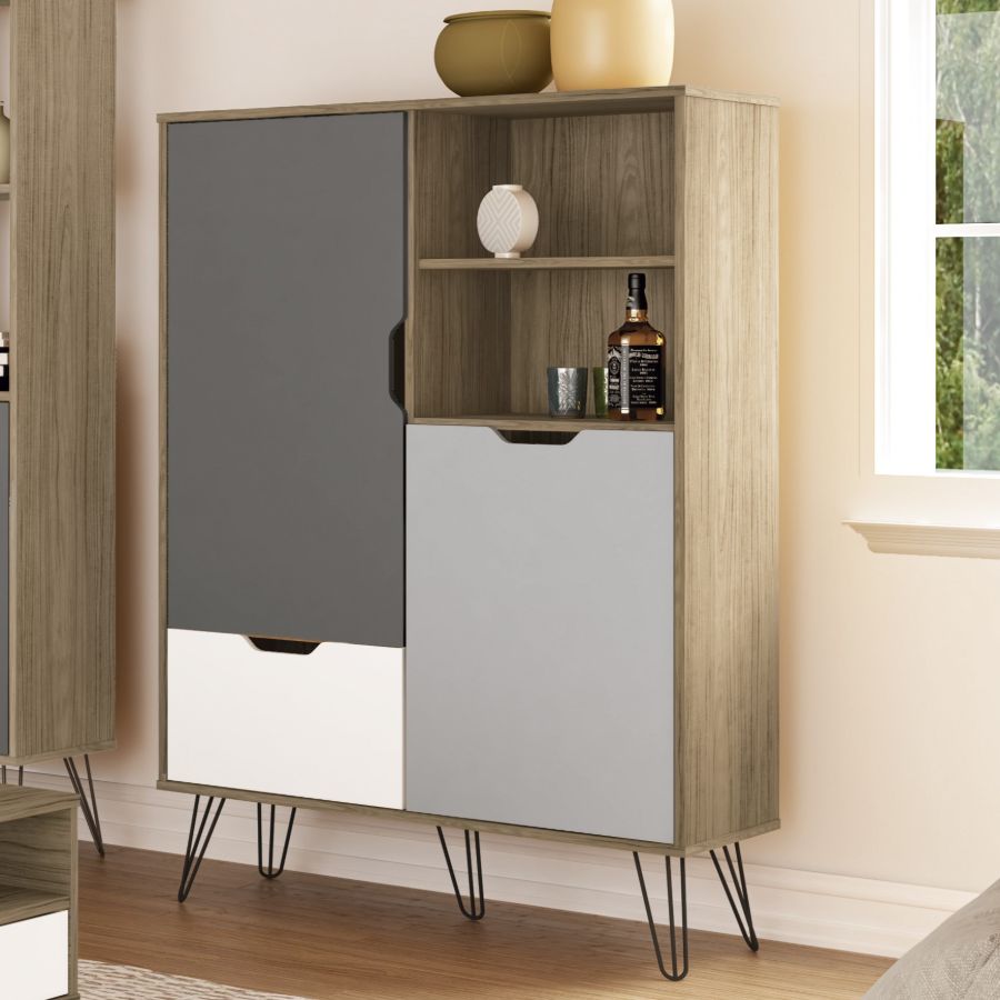 Bar com 2 Portas e 1 Gaveta Estolcomo