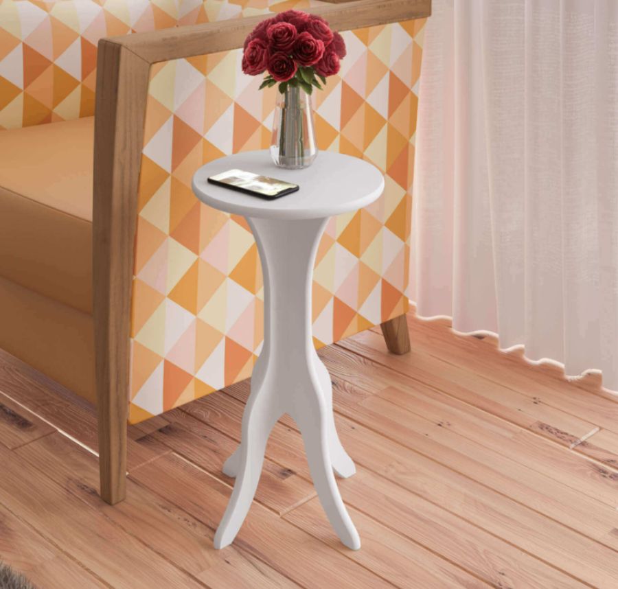 Mesa de Apoio com Pés Curvos Kin