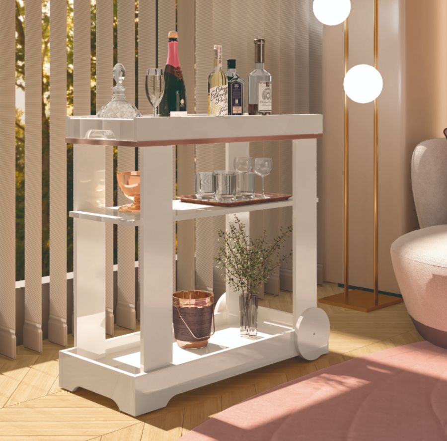 Carrinho Bar Rosé