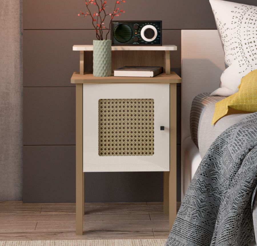 Mesa de Apoio com Porta Reversível Charlotte