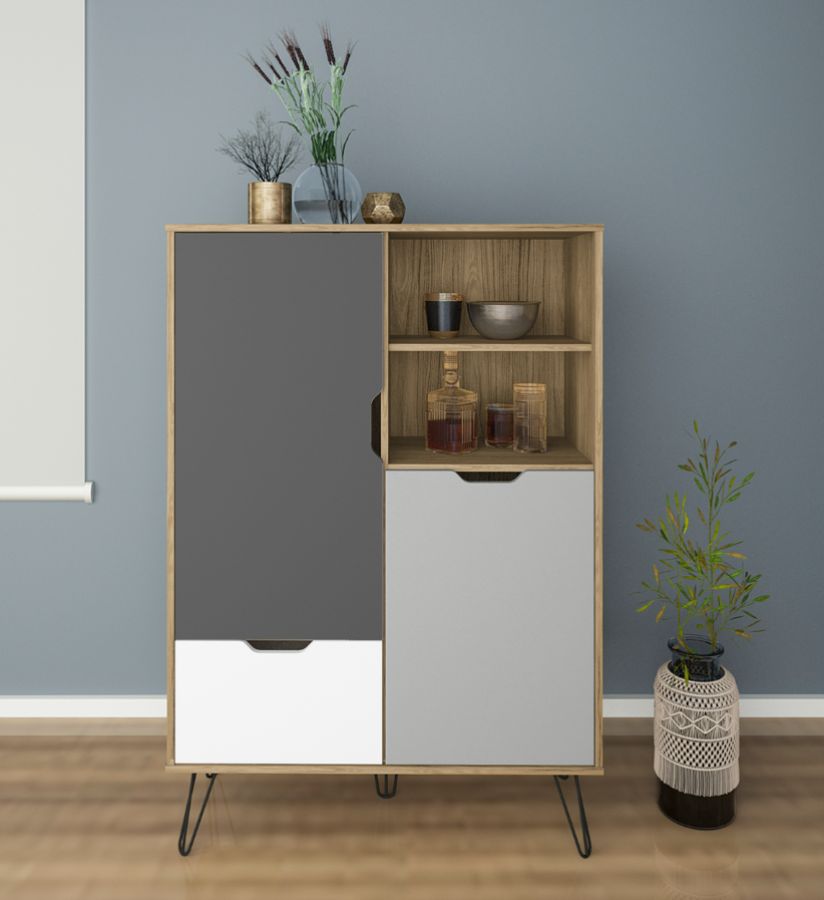 Bar com 2 Portas e 1 Gaveta Estolcomo