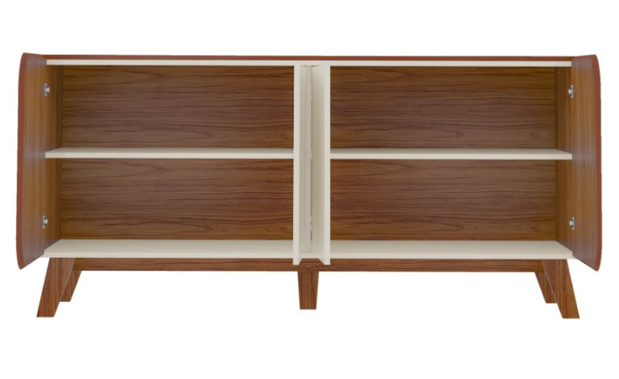 Buffet com Detalhes Curvos Elegance