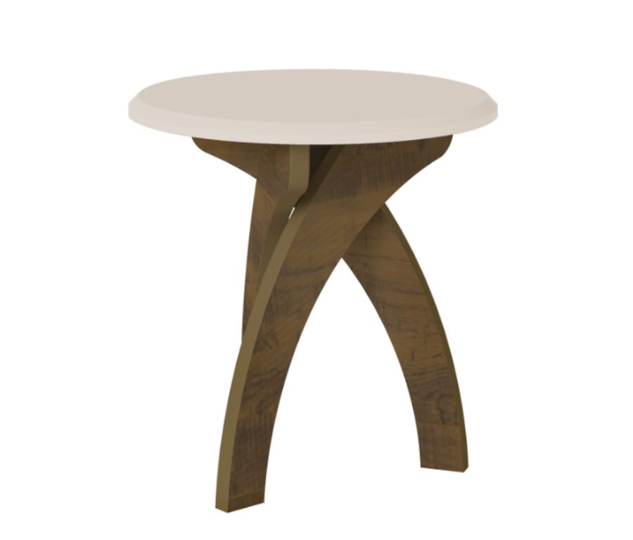 Mesa de Apoio com Detalhes Curvos Jade