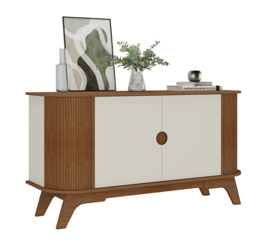 Buffet com Detalhe Ripado Arredondado Vivaldi