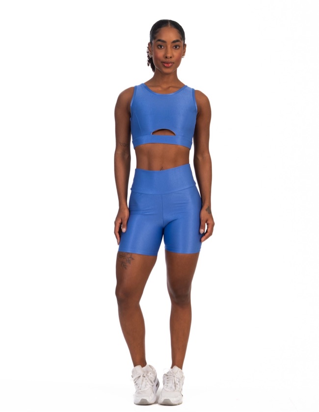 Conjunto Short Aveludado Sereia