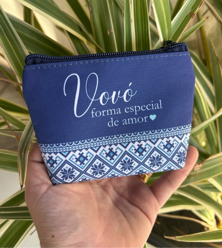 PRONTA ENTREGA - Mini necessaire ‘vovó forma especial de amor’