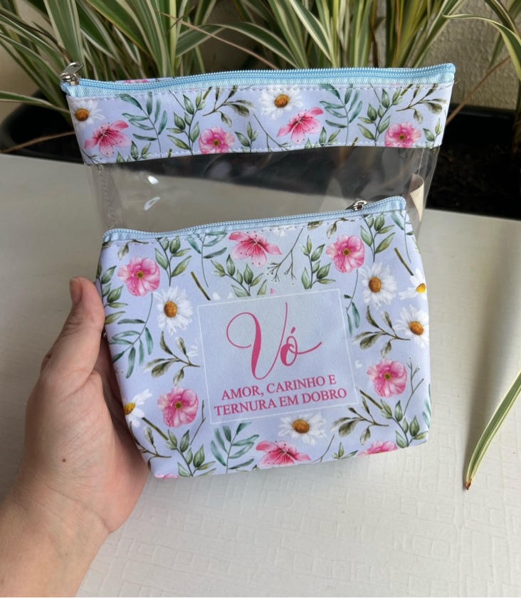 PRONTA ENTREGA - Kit floral azul