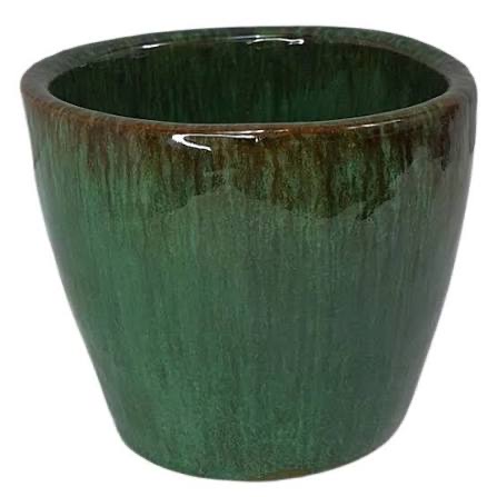 Vaso de Cerâmica Verde Esmaltado (cópia)