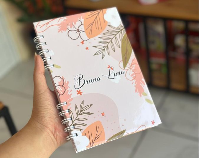 Agenda permanente simples com 90fls