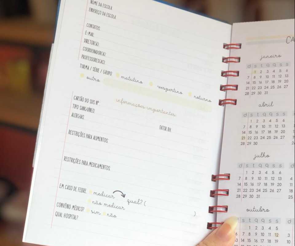 Agenda escolar