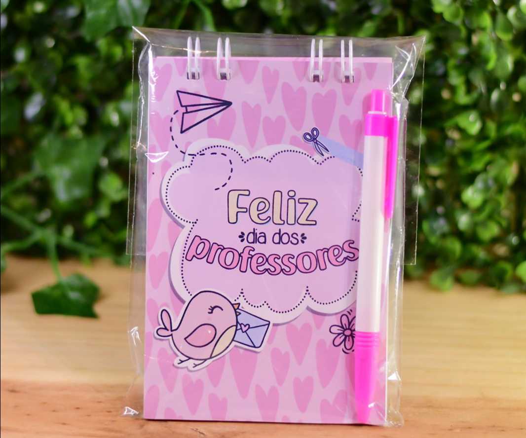 Bloquinho capa mole c/ caneta