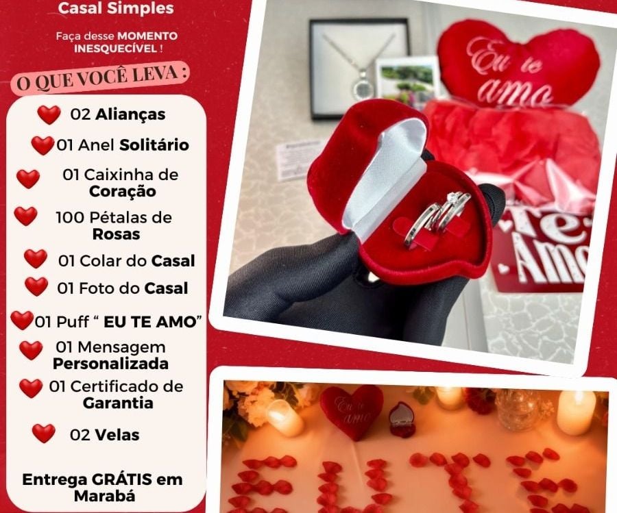Combo Surpreenda - Casal Simples