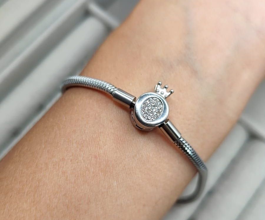 Pulseira Dora Fecho Coroa