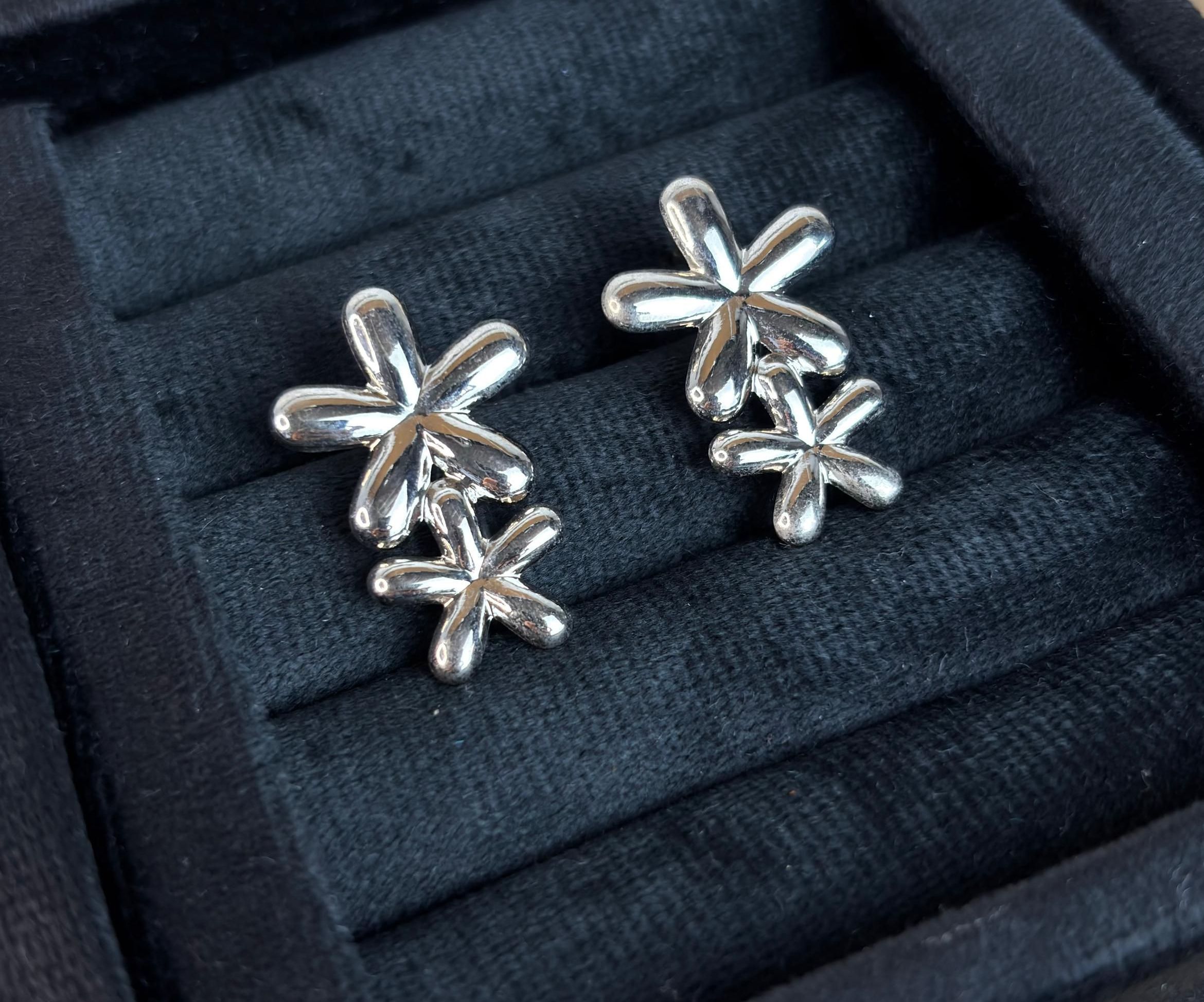 Brinco Flor Dupla