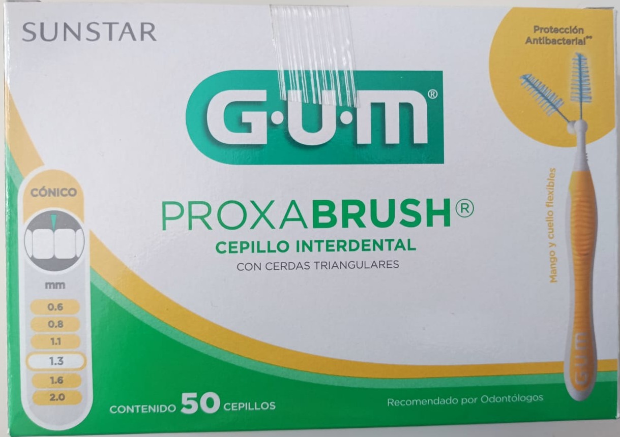 Caja Proxabrush Amarillo 1.3mm x50