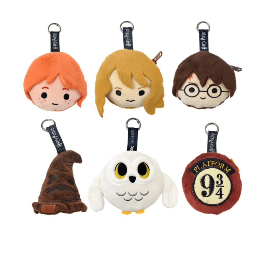 Acessório Colecionável Bolsinha Chaveiro Pelúcia Mini Fluffy Harry Potter - DAC - UND