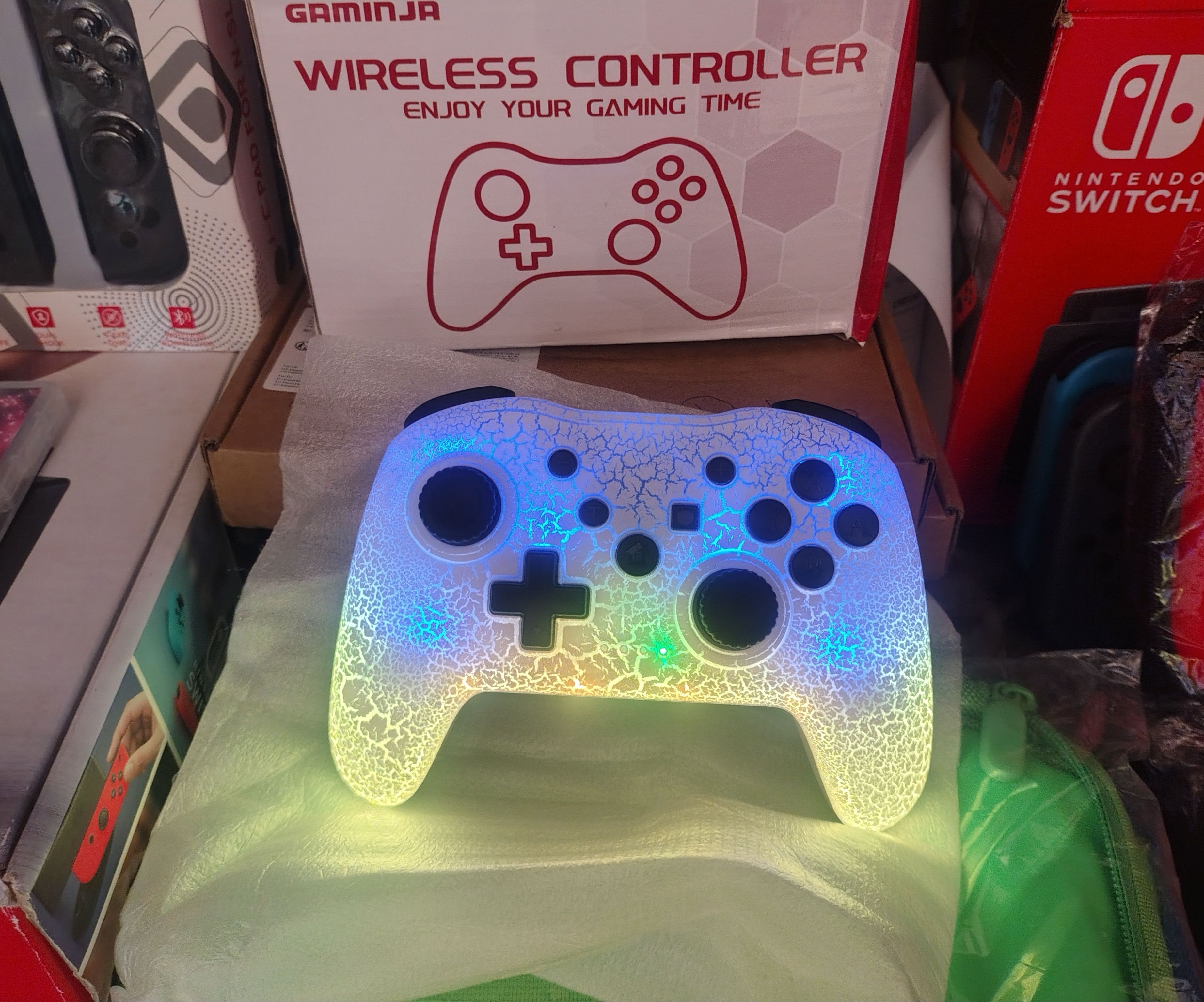 Control inalambrico tipo pro con rgb